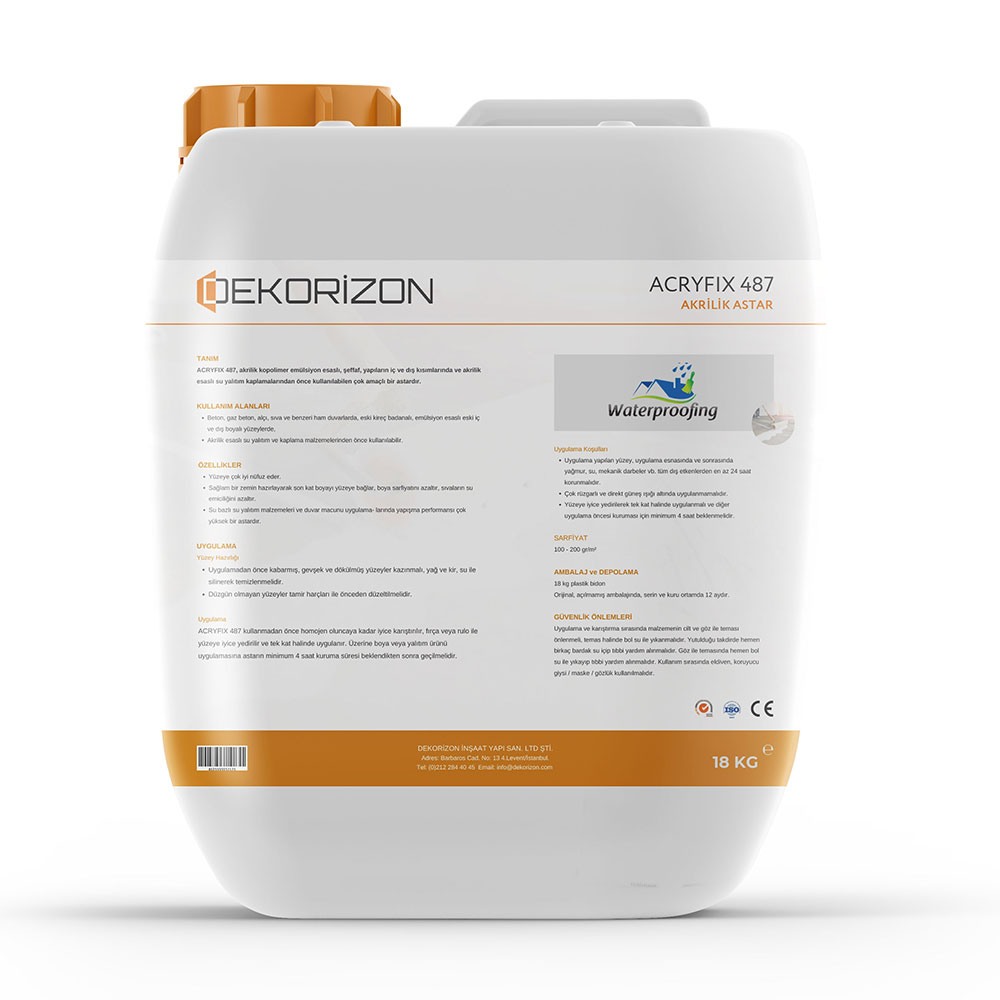 Akrilik Astar – ACRYFIX 487 – 18KG