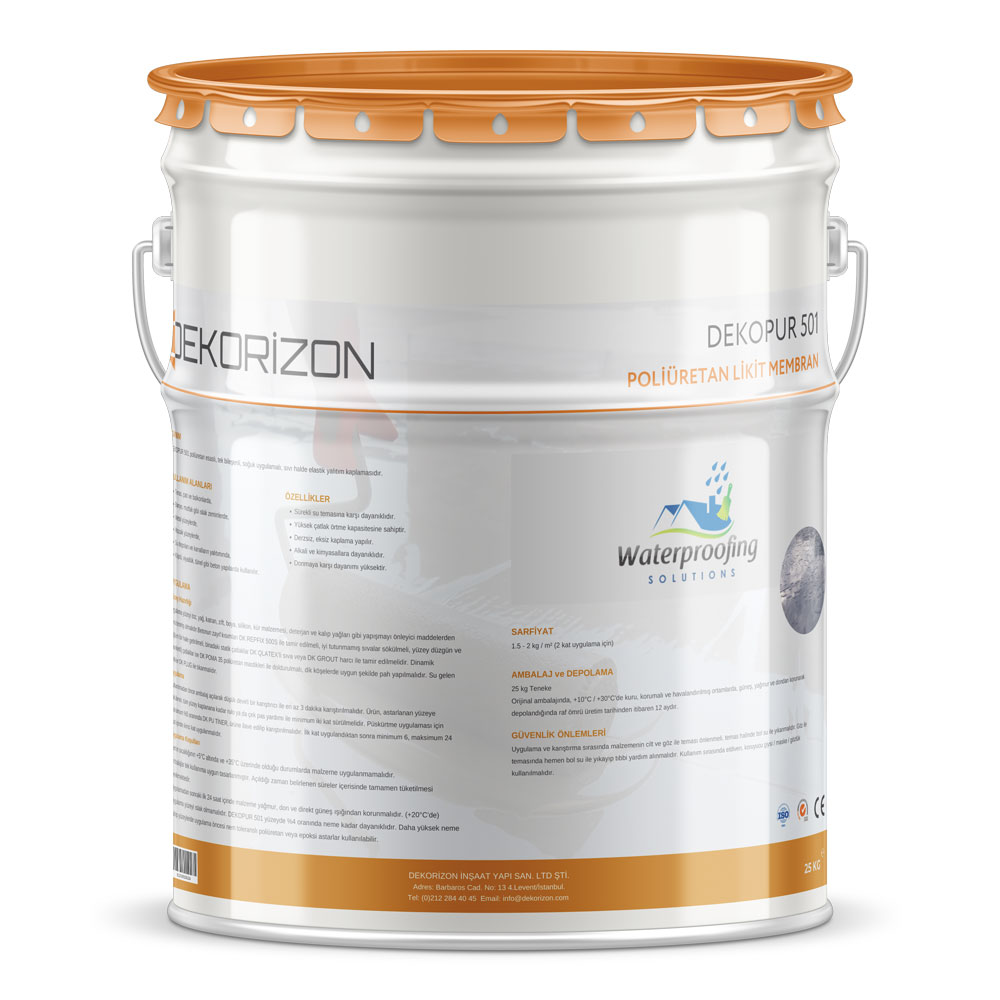 Poliüretan Likit Membran – DEKOPUR 501 – 25KG